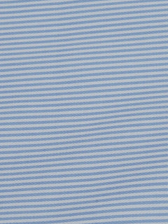 Sky Blue & White Bengal Stripes Bespoke Shirt (BSST-014)