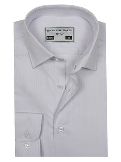 Light Pink Stripe, French Collar, Elite Edition, Men’s Formal Shirt  (RTW-2028)