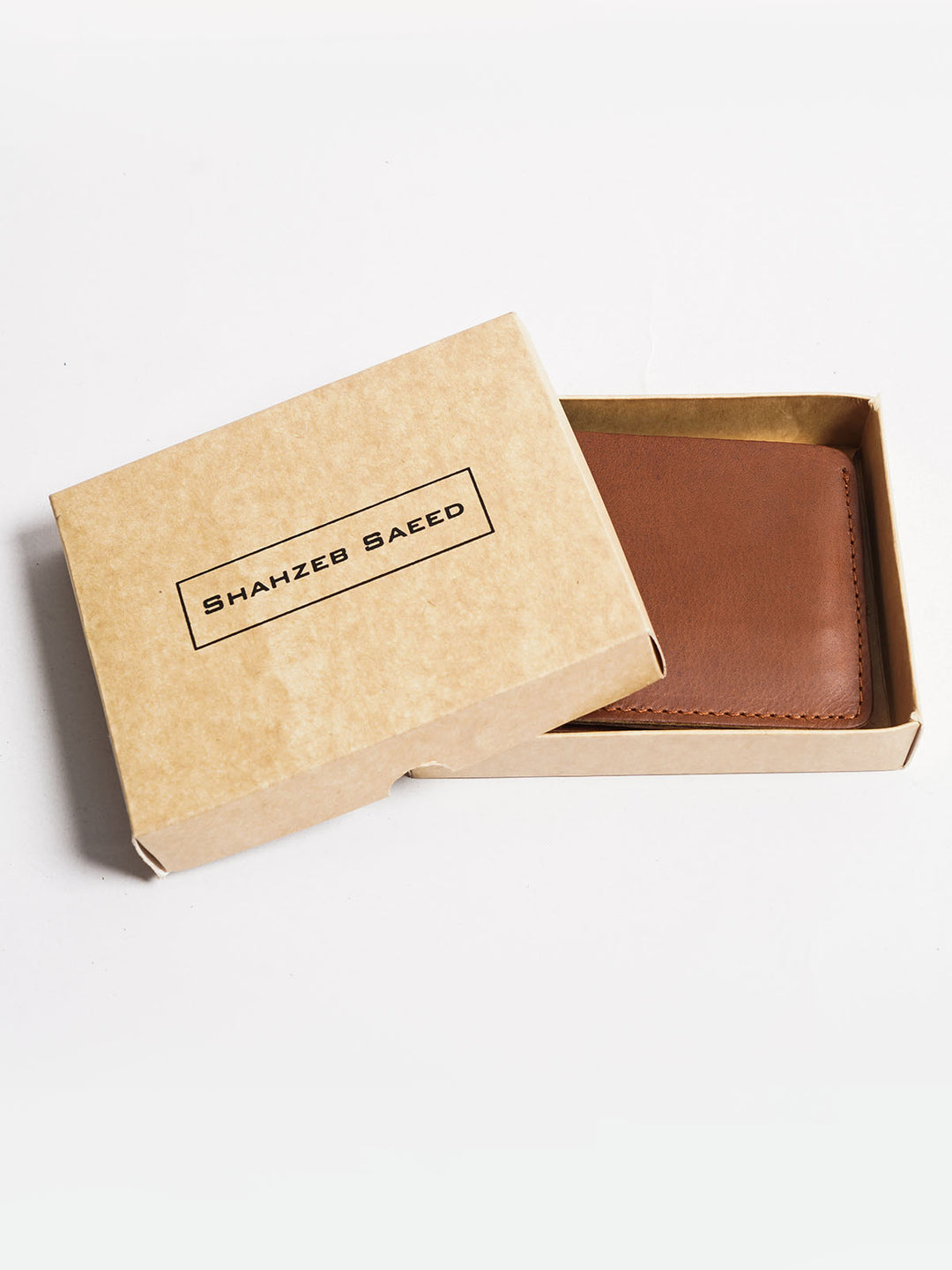 Brown Plain Leather Wallet (W-222)