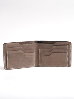 Grey Leather Wallet (W-225)