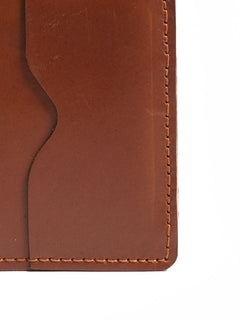 Light Brown Leather Card Holder (W-235)