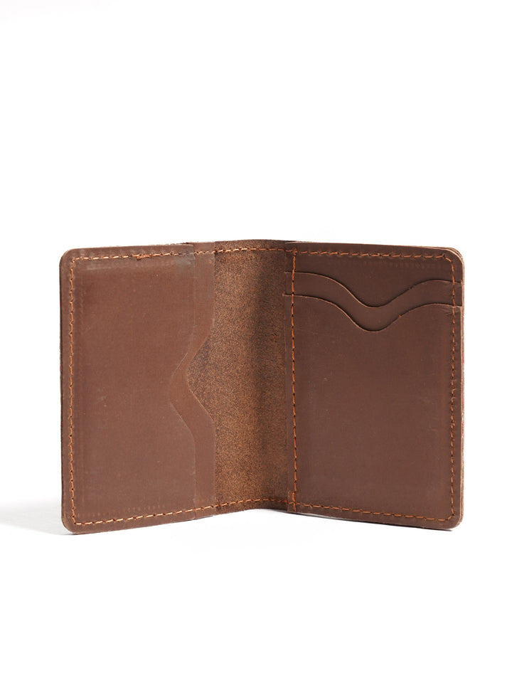 Brown Leather Card Holder (W-234)