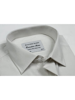 Off White Plain, Elite Edition, French Collar Men’s Formal Shirt  (RTW-2330)