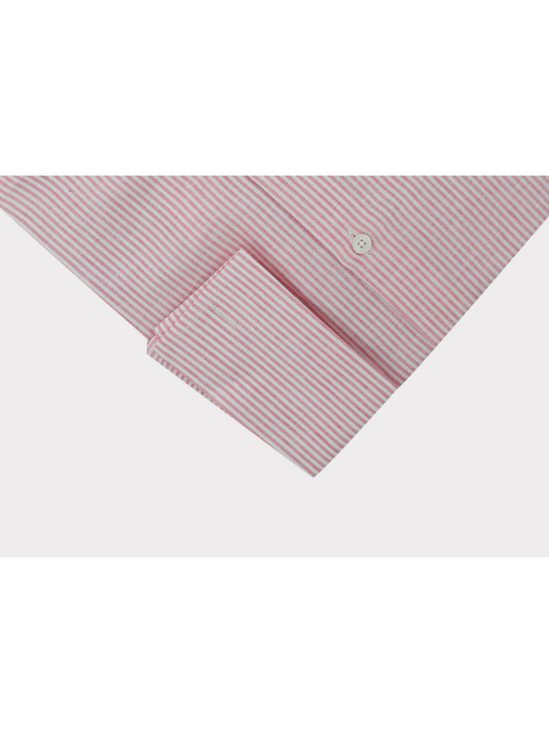 White & Pink Stripe, Elite Edition, French Collar Men’s Formal Shirt  (RTW-2416)