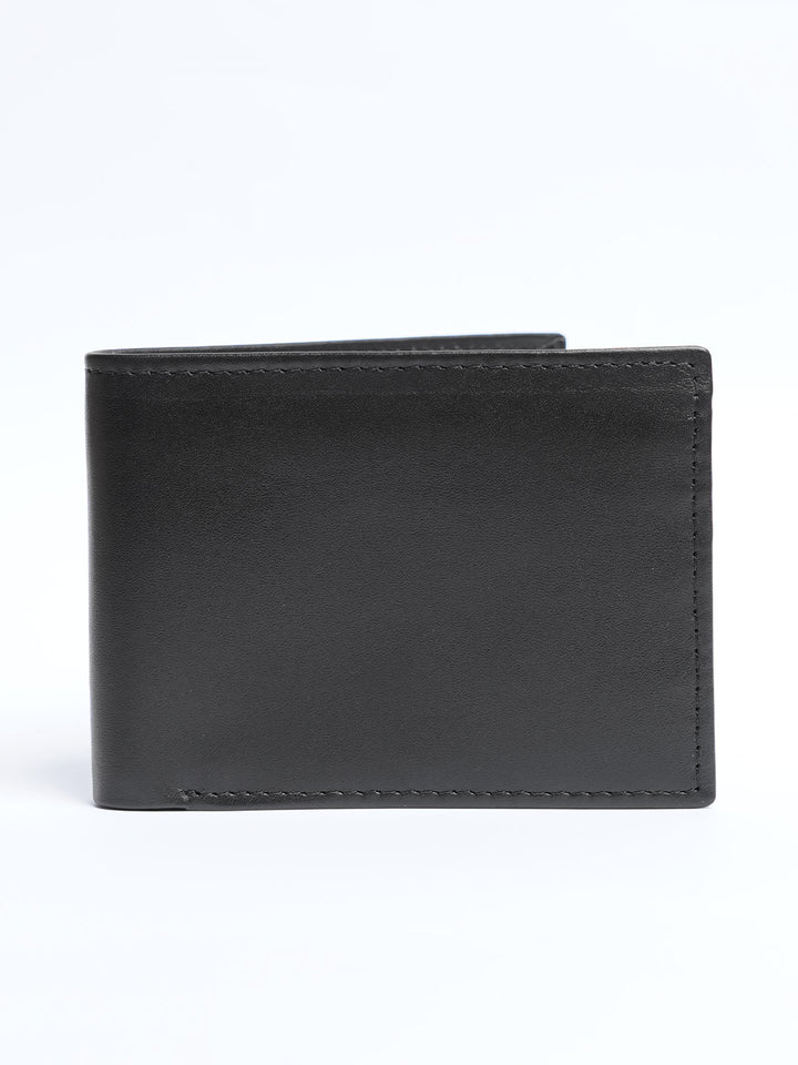 Black Leather Wallet (W-267)