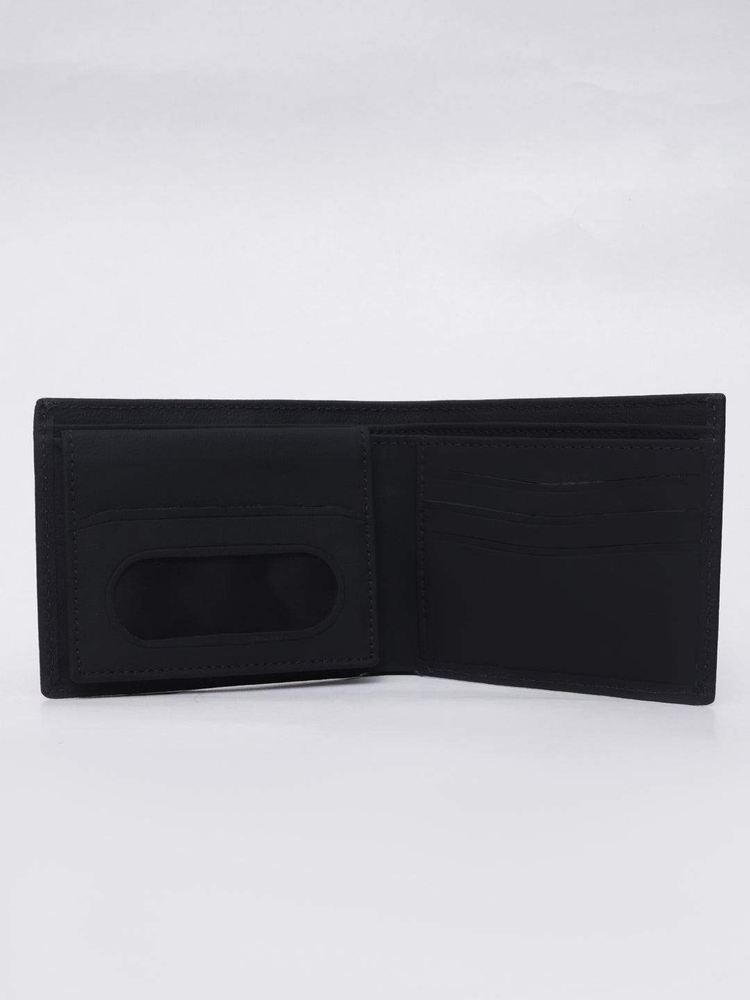 Black Leather Wallet (W-269)