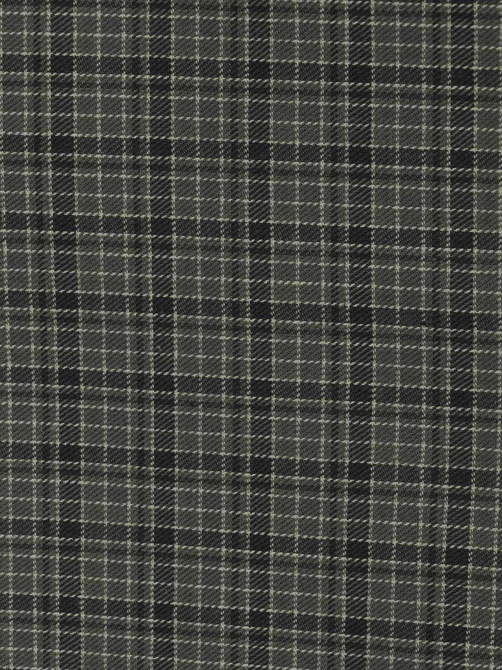 Grey & Black Check Bespoke Shirt (BSCK-025)