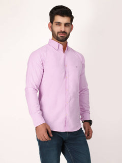 Light Purple Button Down Casual Shirt (CSW-322)