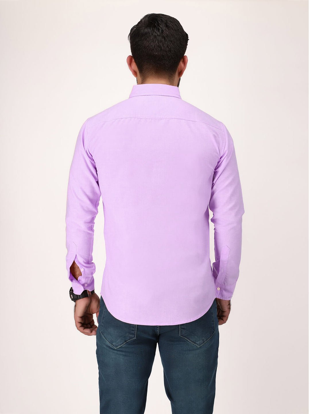 Light Purple Button Down Casual Shirt (CSW-322)