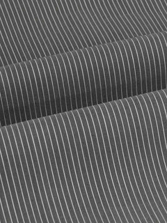 Dark Grey & White Striped Bespoke Shirt (BSST-017)