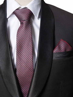 Dark Purple Tie Set (TS-349)