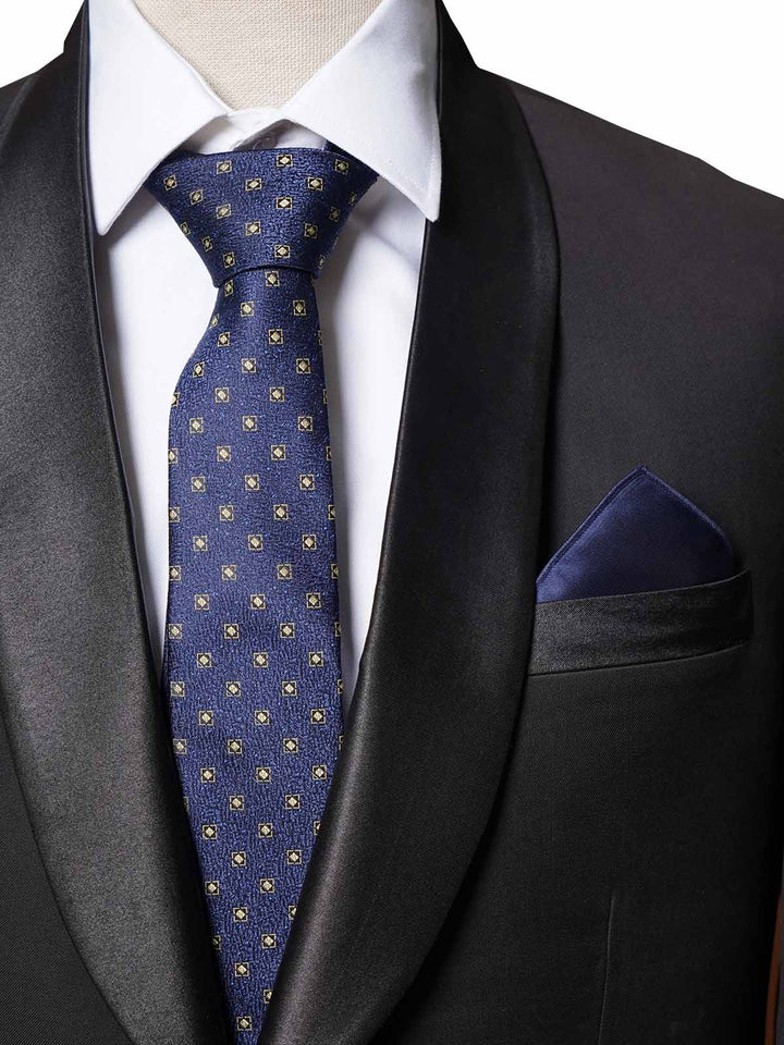 Dark Blue Tie Set (TS-366)