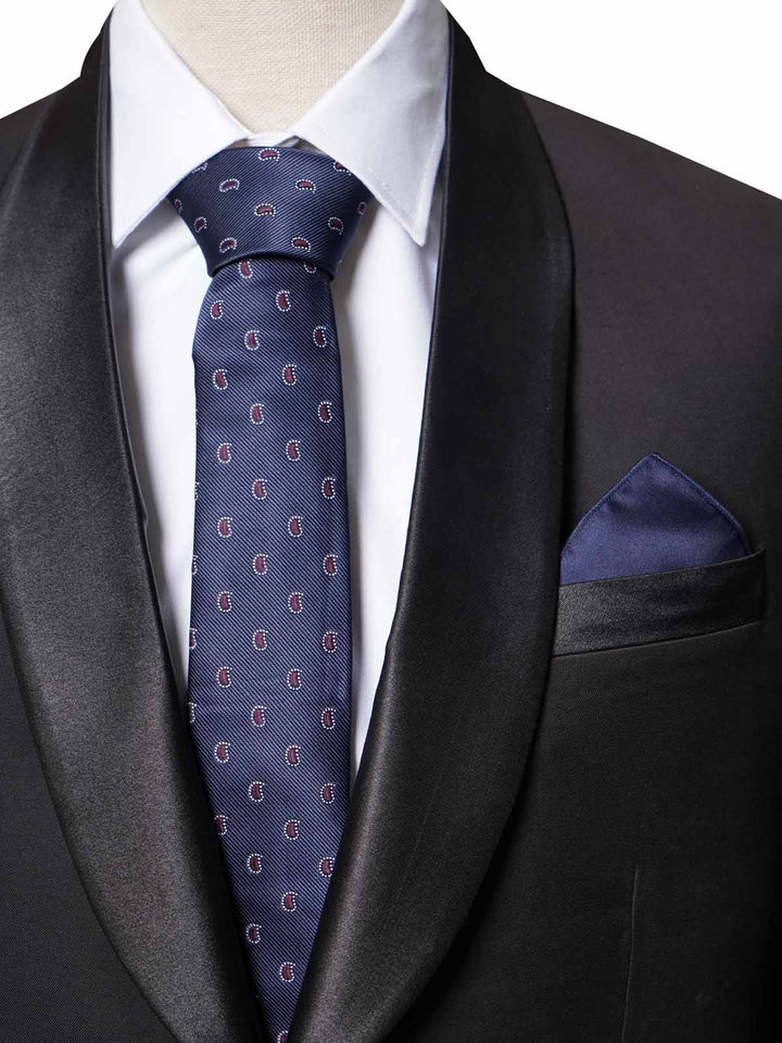 Dark Blue Tie Set (TS-367)