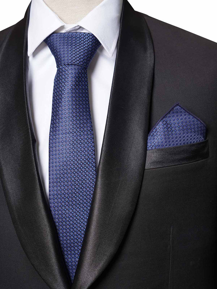 Navy Blue Tie Set (TS-369)