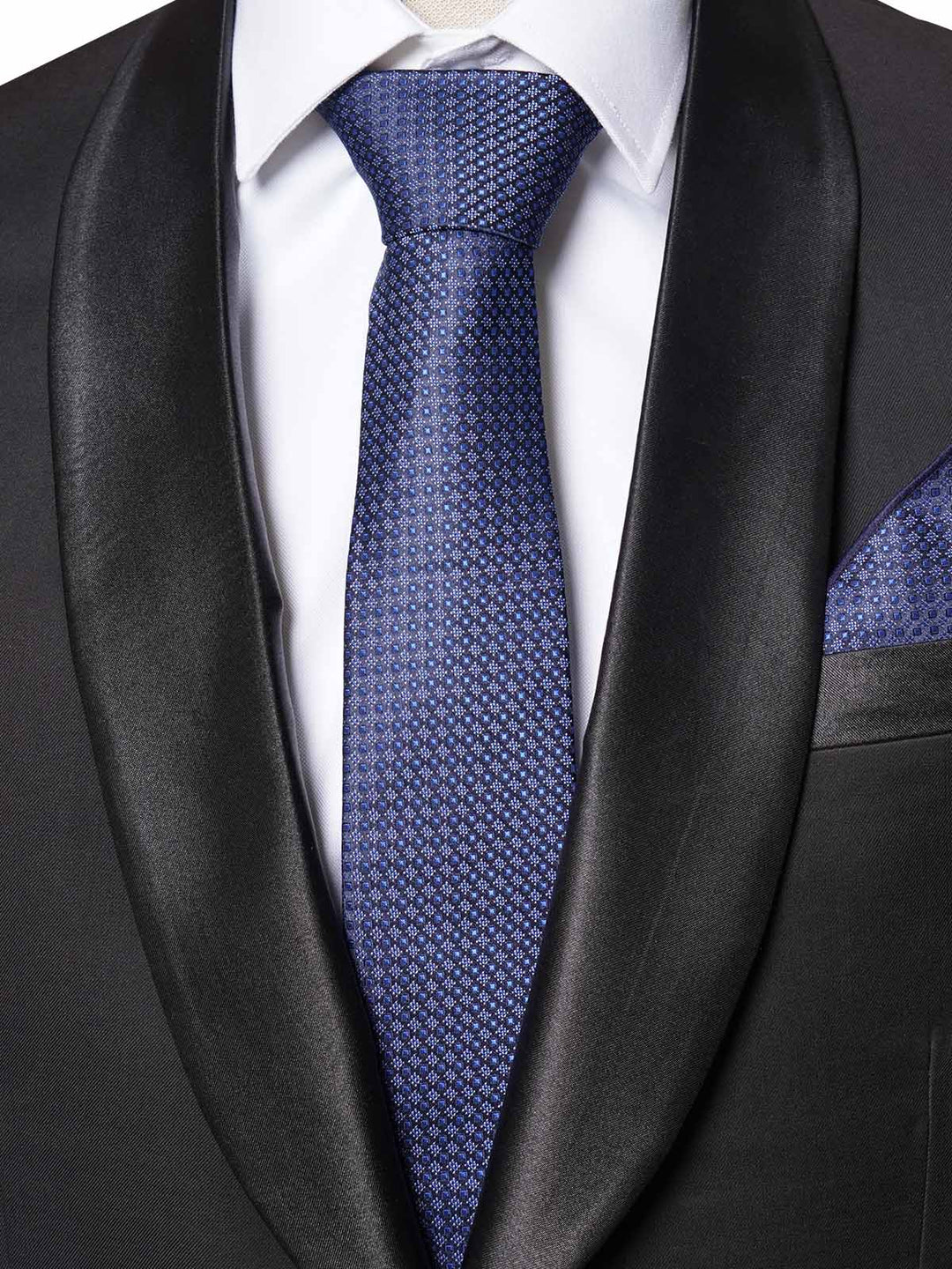 Navy Blue Tie Set (TS-369)