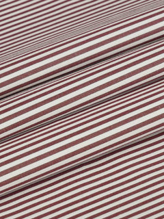 Maroon & White Striped Bespoke Shirt (BSST-047)