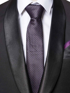 Dark Purple Tie Set (TS-370)