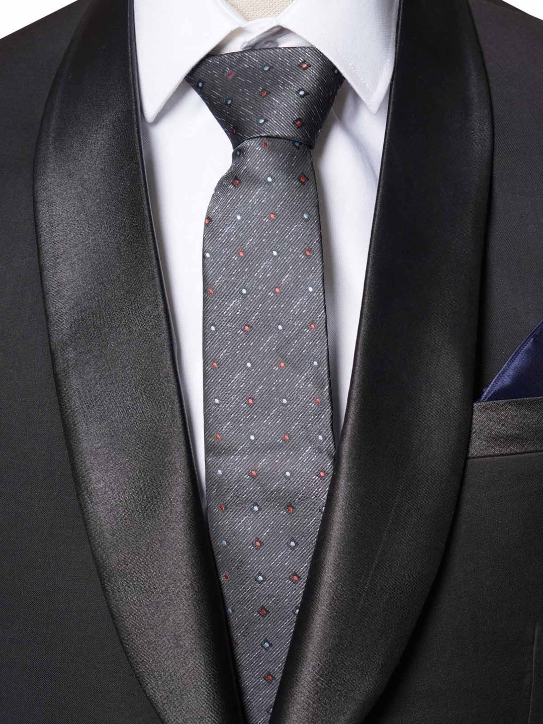 Dark Grey Tie Set (TS-371)