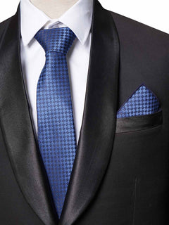 Navy Blue Tie Set (TS-372)