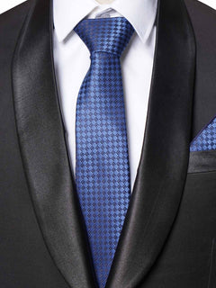 Navy Blue Tie Set (TS-372)