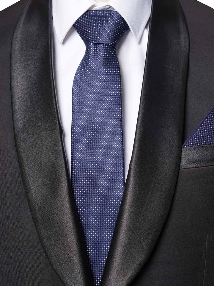 Dark Blue Tie Set (TS-373)