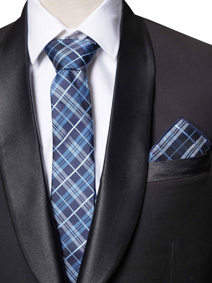 Dark Blue Tie Set (TS-375)