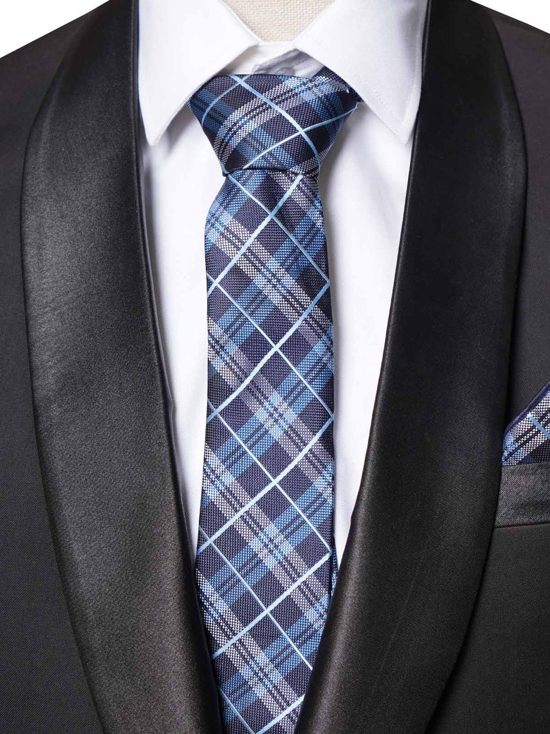 Dark Blue Tie Set (TS-375)