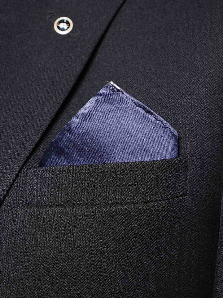 Navy Blue Tie Set (TS-378)