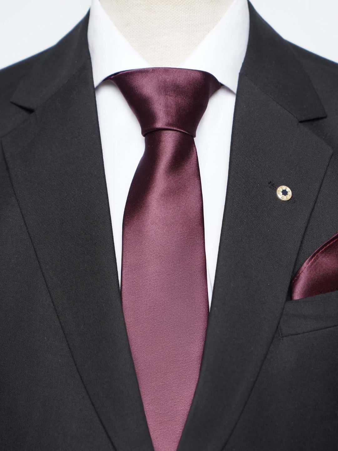 Maroon Tie Set (TS-382)