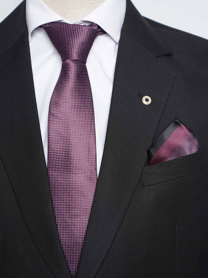 Dark Purple Tie Set (TS-401)