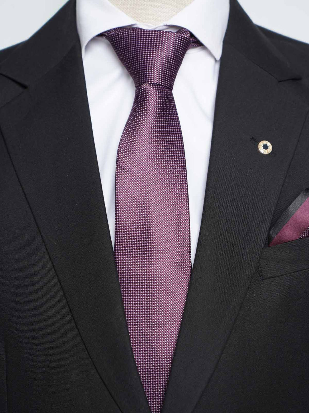 Dark Purple Tie Set (TS-401)