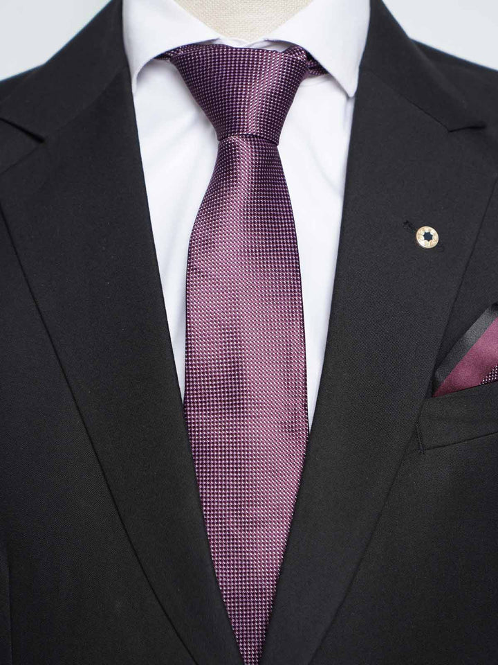 Dark Purple Tie Set (TS-401)