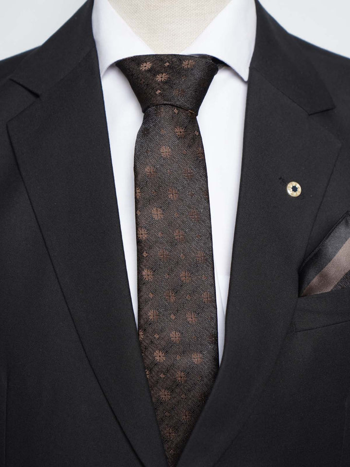 Brown Tie Set (TS-403)