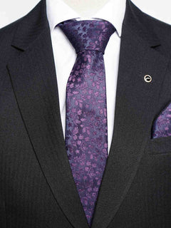 Purple Tie Set (TS-407)