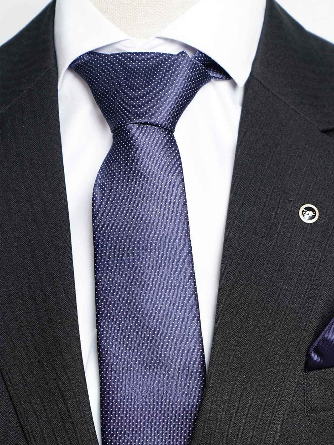 Dark Blue Tie Set (TS-409)