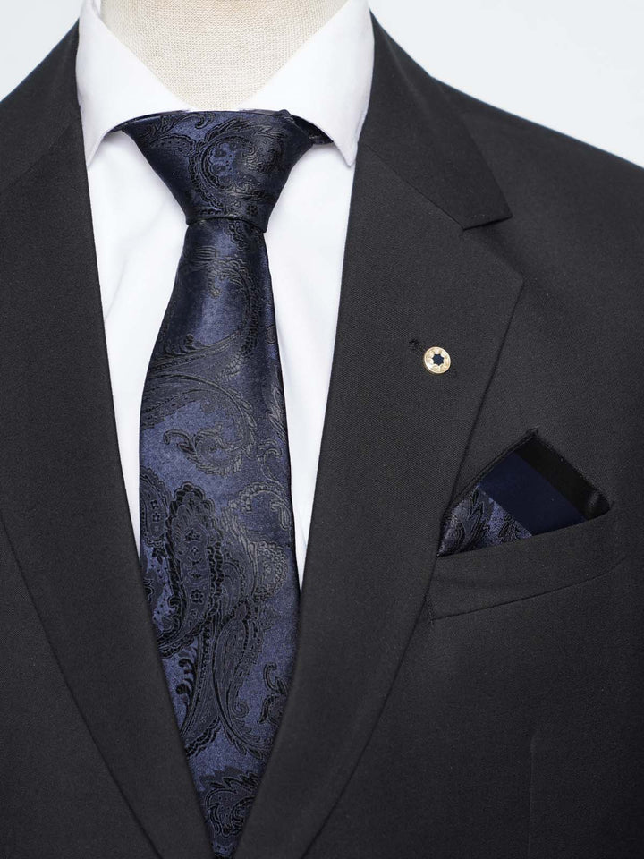 Dark Blue Tie Set (TS-417)