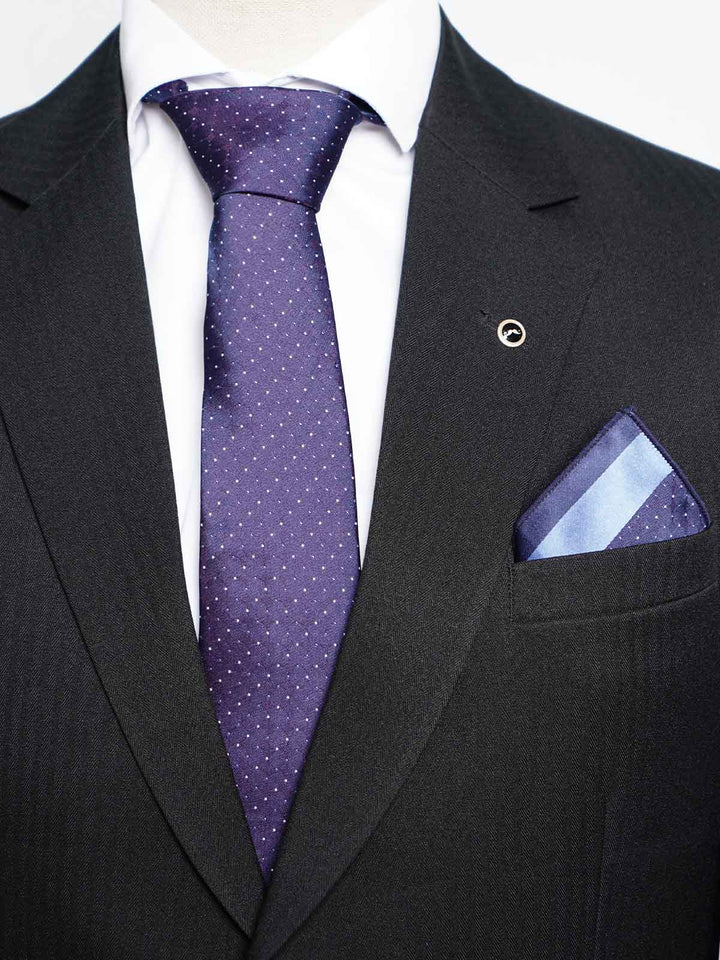 Dark Purple Tie Set (TS-418)