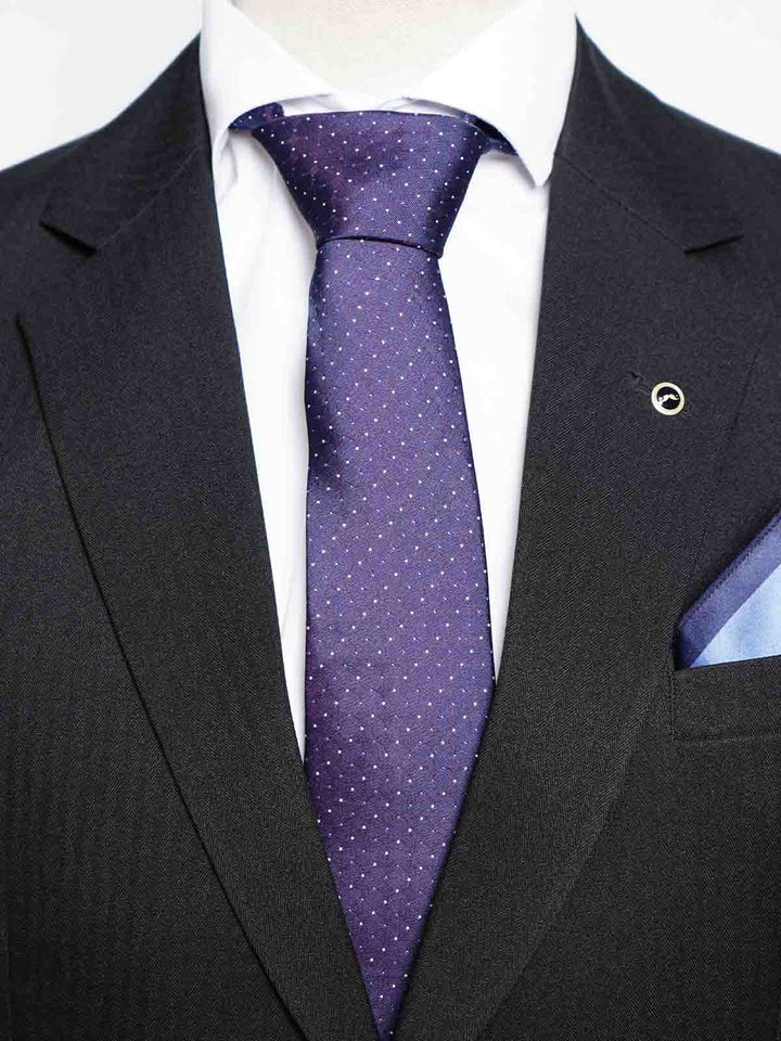 Dark Purple Tie Set (TS-418)