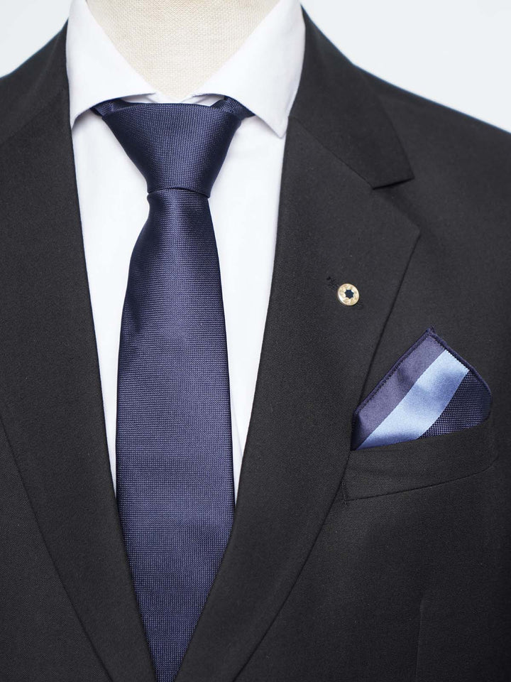 Navy Blue Tie Set (TS-422)