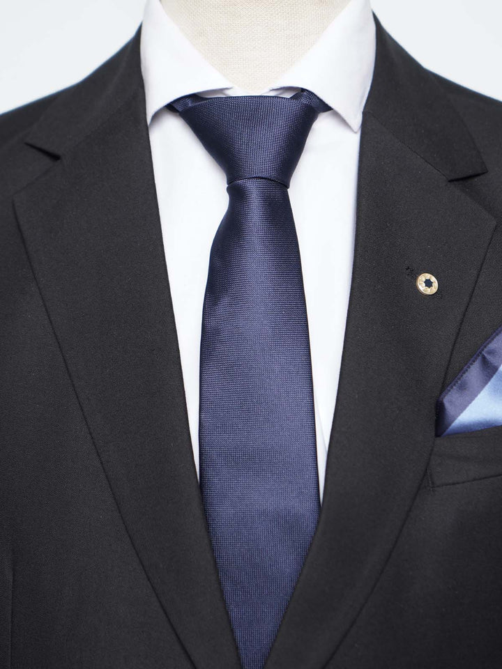 Navy Blue Tie Set (TS-422)