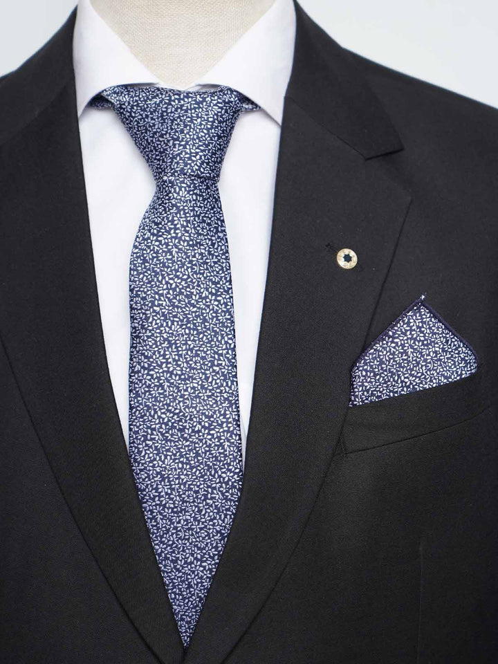 Navy Blue Tie Set (TS-424)