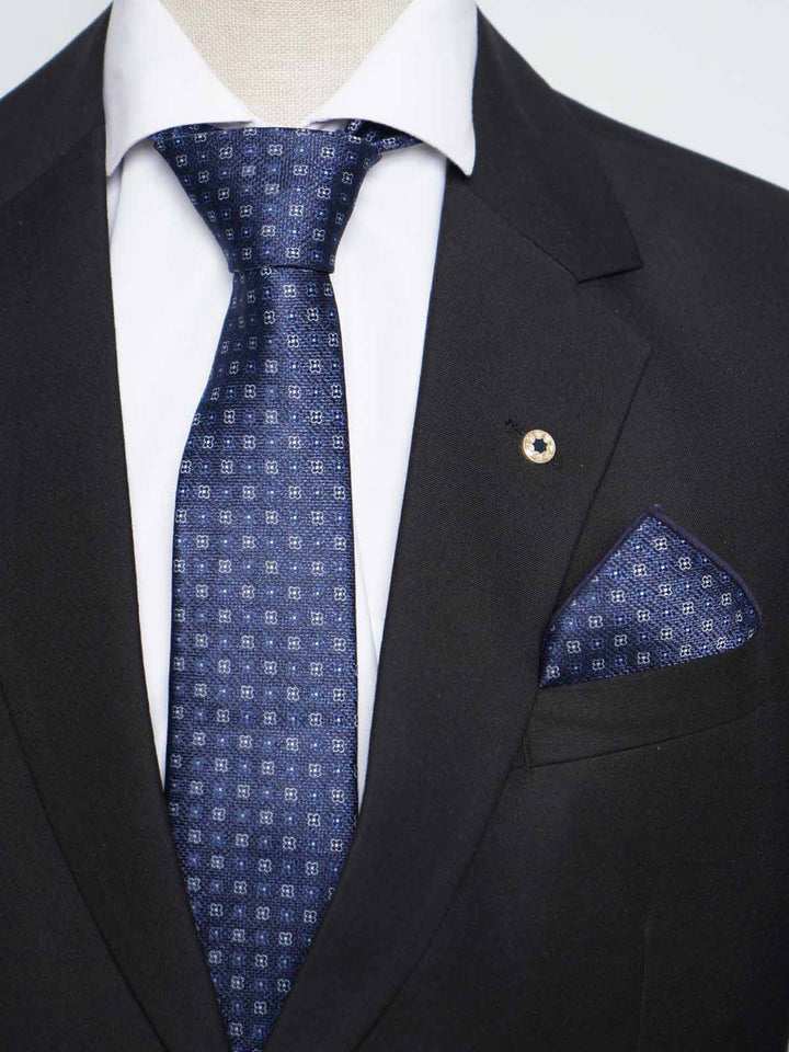 Navy Blue Tie Set (TS-426)