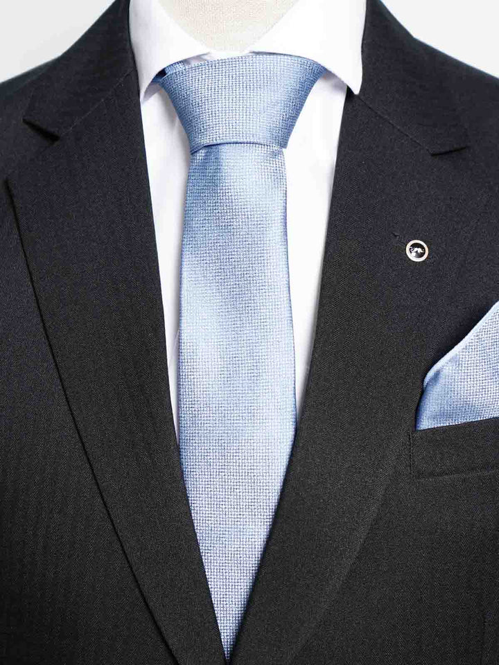 Sky Blue Tie Set (TS-433)