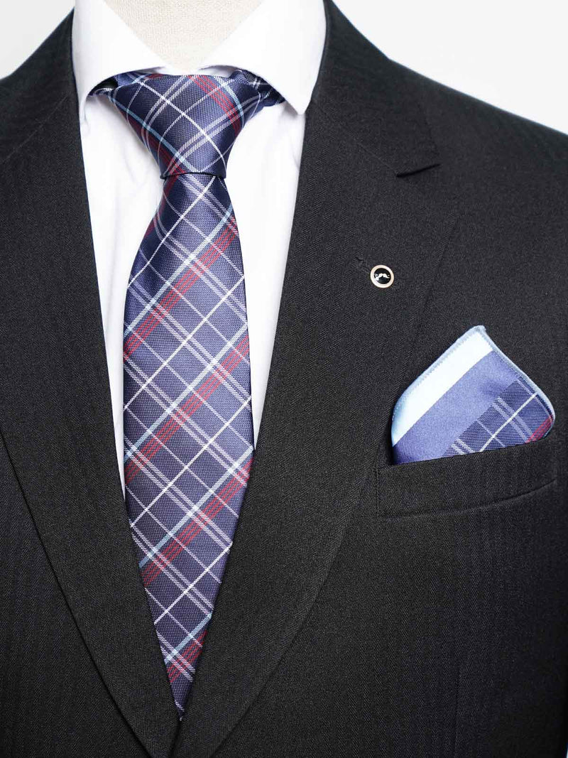 Navy Blue Tie Set (TS-438)