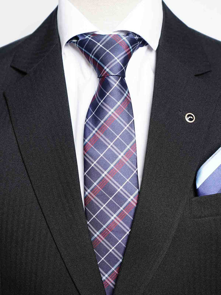 Navy Blue Tie Set (TS-438)