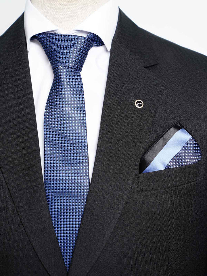 Dark Blue Tie Set (TS-444)