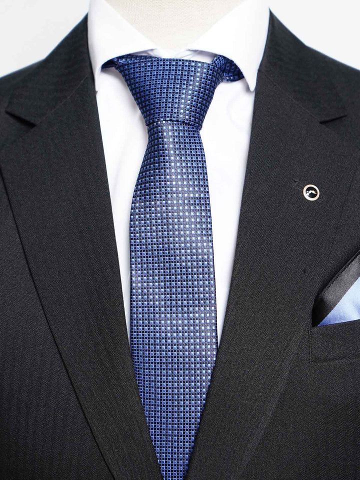 Dark Blue Tie Set (TS-444)