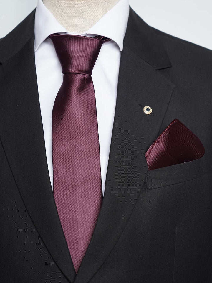 Maroon Tie Set (TS-465)