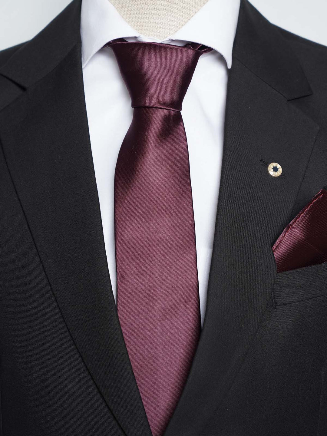 Maroon Tie Set (TS-465)