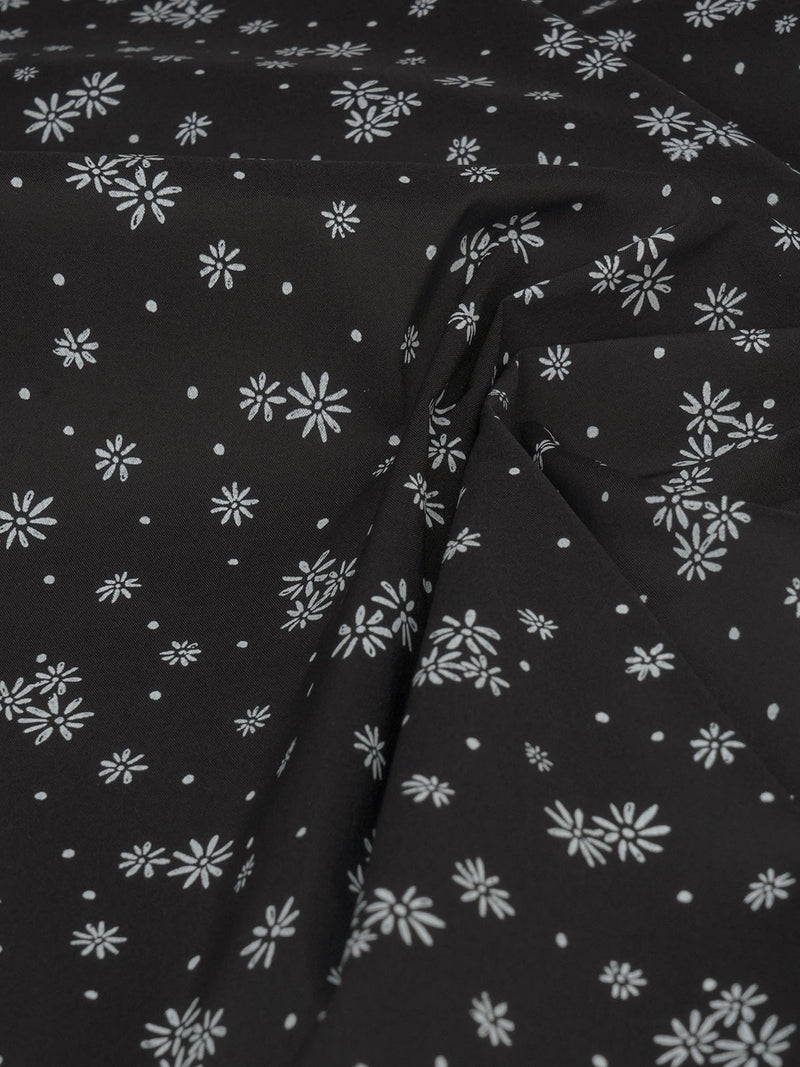 Black & White Printed Bespoke Shirt (BSPR-007)
